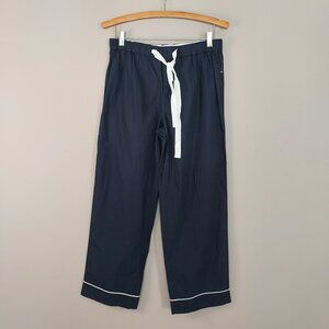 Quince Men’s 100% Organic Cotton Navy Blue Pajama Pants Size Med NWOT